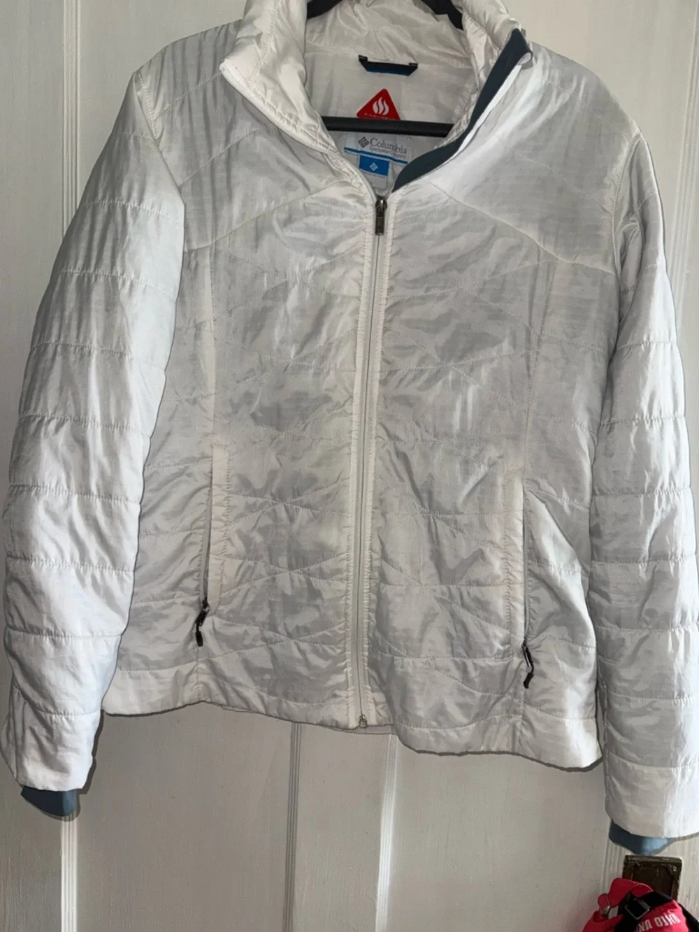 Columbia Women's White Quilted Packable Puffer Jacket Large - Picture 1 of 4
